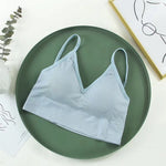 Women Tube Top Seamless Bra Crop Top Solid Color Sports Sexy Lingerie Active Bra Tops Underwear With Removable Pads