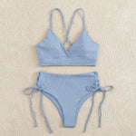 Sexy Bandage High Waist Brazilian Bikinis Sets Swimsuit Swimwear Swimming Suit for WomenNew Bikini Mujer Biquinis