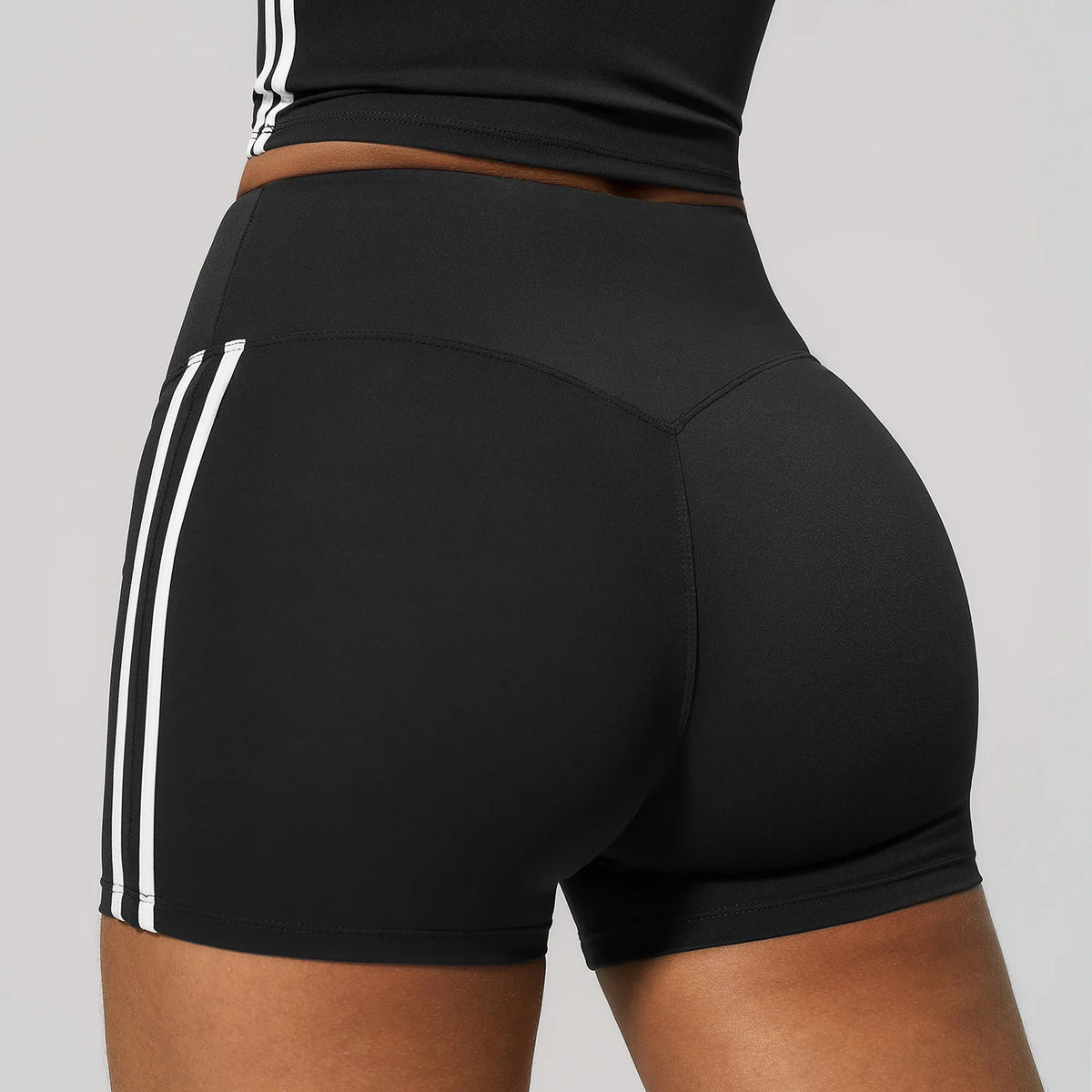 High Waist Yoga Shorts Women Summer Slim Fit Butt Lift Sports Shorts Gym Fitness Short Tights Female High Elastic Cycling Shorts