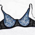 Womens Underwear Lace Bras Underwire BH Hollow Out Embroidery Sexy Lingerie Tops Plus SizeBrassiere A B C D Cup