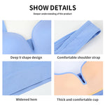 Women Wireless Sports Bra Fitness Running Vest Gym Workout Underwear Padded Tops Bralette Breathable Brassiere Push Up Bras