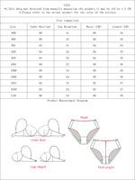 Plus size 2-piece sexy women's underwear set semi transparent lace retro fashion large underwear pink Lingerie MR3419