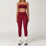 Yoga Set 2PCS Fitness Suit Women's Tracksuit Sportswear Workout Sports Bra High Waist Leggings Gym Clothing Sports Shorts Suits