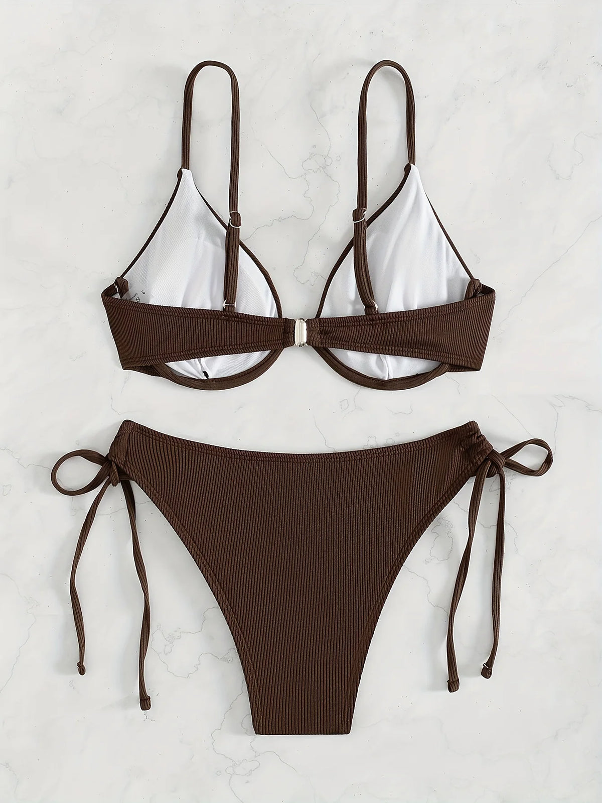 ZTVitality Solid Underwire Sexy Bikini 2025 New Arrival Biquini Padded Push Up Bandage Swimsuit Women Swimwear Summer Beachwear