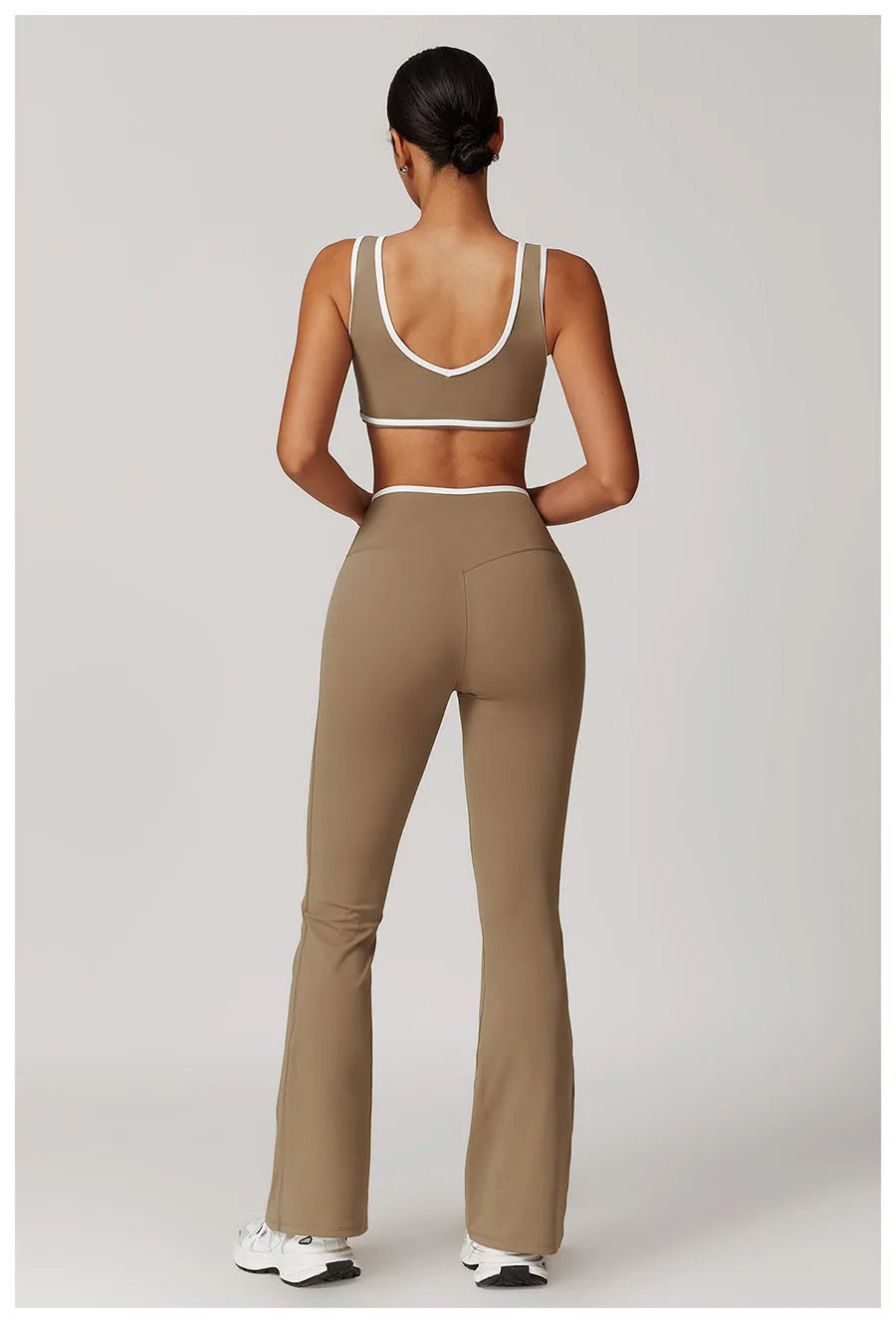 Yoga Set2 Pieces Workout Outfits Fitness Sportswear Gym Tracksuit High Waist Leggings Sports Bra Athletic Wear Women Clothes