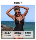 Summer Twist Front Cutout Push Up Swimsuit Crisscross Back Ruched Tummy Control One Piece Beach Elegant Slimming Bathing Suit