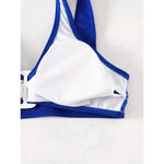 Sexy Royal Blue Bikini 2025 Woman Swimsuit Two Pieces Swimwear Female Thong Bikinis Set Swimming Bathing Suits Brazilian Biquini