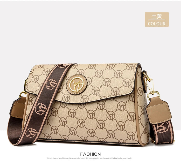 New Fashion Luxury Brand Women's Shoulder Bag High Quality Lady Crossbody Bag Round Women's Wallet Waterproof Women's Handbags