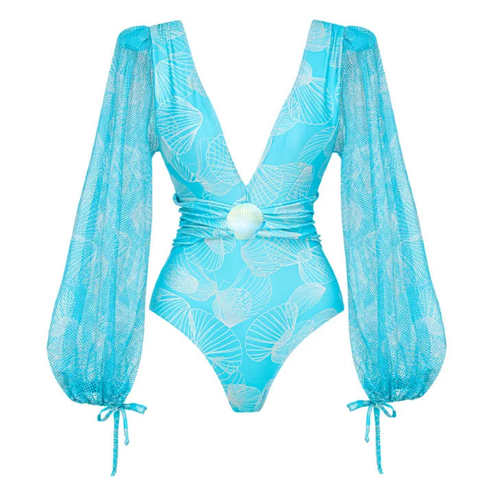 2026 Fashion Swimwear Women With Skirt Bathing Suit Summer New Ruffle Splice Print Beachwear Holiday Bikini Cover Ups Outfits