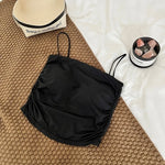 Ice Silk Tops Women Tank Tops Seamless Underwear Non-wire Bra With Pads Sexy Lingerie Female Summer Camisole
