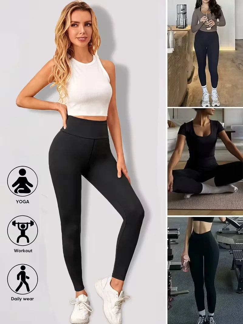 Womens High Waisted Sport Pants Soft Butt Lifting Stretch Leggings Casual Bottoms For Gym Yoga Running Outdoor Exercise clothing