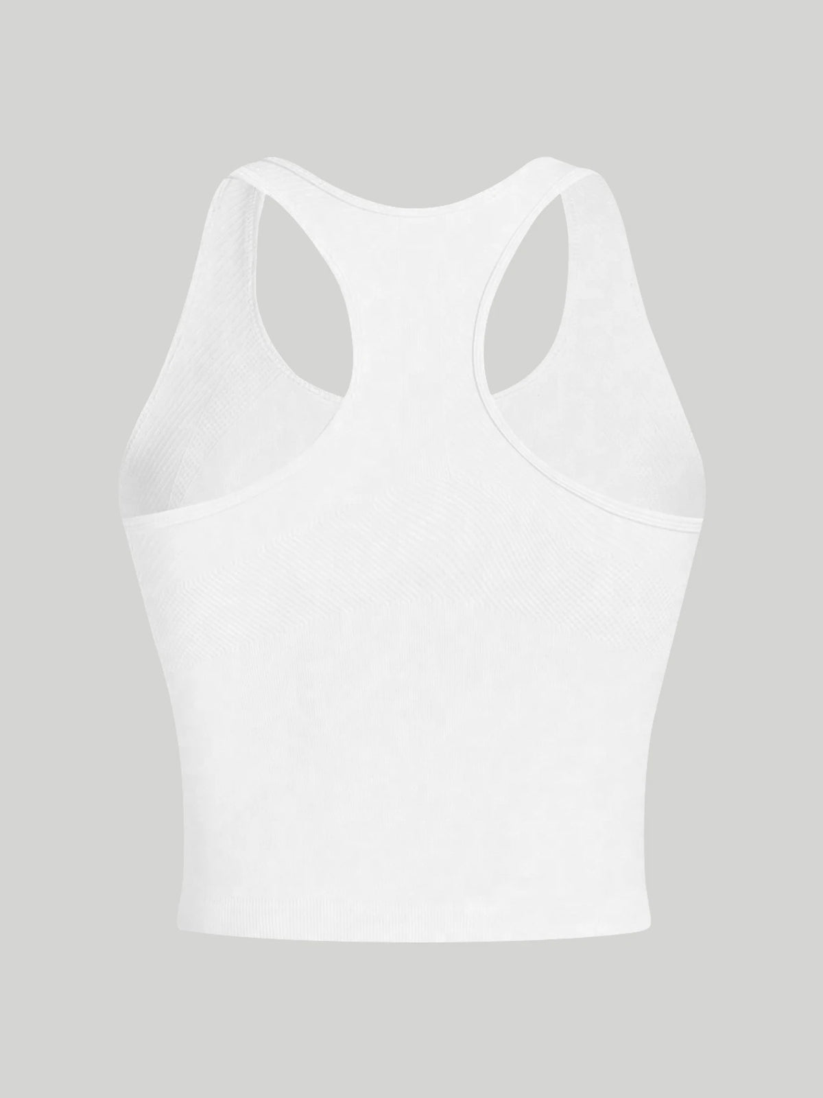 3 Piece Yoga Vest Women Gym Sports Racerback Crop Tops Seamless Streetwear Rib Knit Workout BreathableTank Top Female