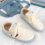 Autumn Mix Color Plaid Sneakers Women Breathable Lace Up Sports Shoes Woman Comfortable Soft Insoles Running Casual Shoes Female
