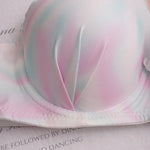 Toucheart Sexy Lingerie Suit for Women Bow Knot Patchwork Printing Underwear Sexy Bra Set Thin Cup Colorful Lingerie Suit New