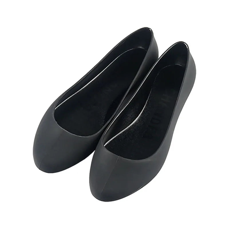 New ladies sandals soft pvc plastic flat non-slip women flat shoes 2022