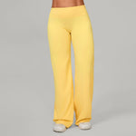 Women Straight Yoga Leg Bottoms Soft Stretchy Fabric Women's Yoga Pants GYM Sweat-Wicking Properties Running Sport Trousers