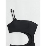 Asymmetric One Shoulder High Waist Shorts Cut Out Padded Bather Bathing Suit Swim One Piece Swimsuit Women Swimwear Female K8044
