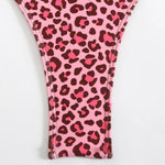 2026 Srappy Swimsuit One Piece Leopard Drawstring Swimwear Women Bathers Bathing Swimming Swim Suit Padded Beachwear Summer