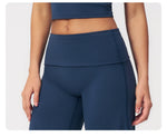 Yoga Pants Women High Waist Fitness Sports Flared Trousers Gym Workout Jogging Wide Leg Pants Female Dance Sports Flared Pants