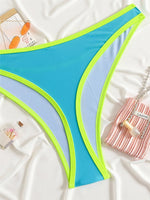 Sexy Black Bikinis Sets Pink Edge Swimwear V Neck Swimsuit Woman 2026 Micro Thong High Cut Bathing Suit Bikinis De Mujer Biquini