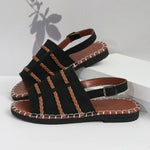 2026 summer new Roman bottom soft sole comfortable not wear feet casual versatile flat sandals female