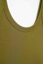 Women's Skinny Ribbed O-Neck Bodysuits with Straps Snap-Button Sexy Fashion Playsuits Comfortable Stretchy Female Clothing