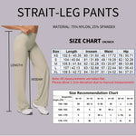 STOUREG Sport Trousers Straight-Leg Pants Ultra Soft Butter Fabric Women's Mid-Waist Yoga Pants GYM Naked Feel Pilates Running