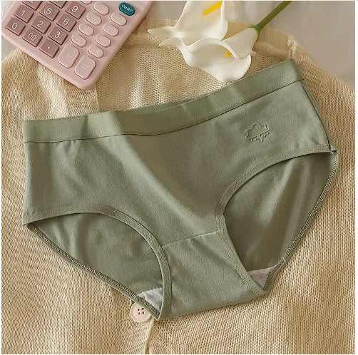 3Pcs Women's Cotton Underwear Panty Cute Sexy Panties Female Seamless Underpants Solid Color Panty Intimates Women Lingerie S-XL