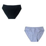 2Pcs/Set Cotton Panties Women Low Rise Underwear Solid Color Comfort Breathable Briefs Sexy Lingerire M-XL Seamless Intimates