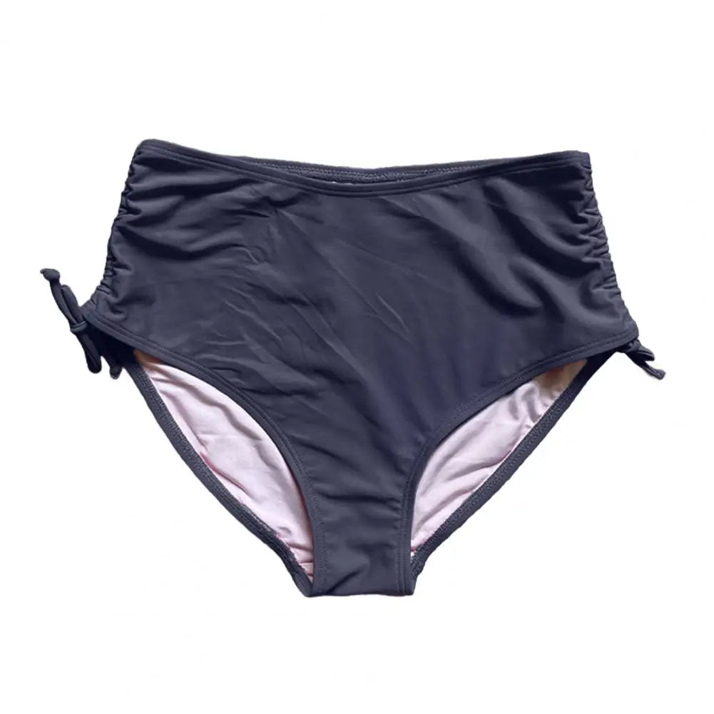 Bathing Suit Board Shorts Women Swim Shorts V Cut Drawstring Bikini Swimsuit Bottom Adjustable Ruched Side Boyshorts