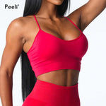 Cascade Seamless Sports Bra Top Women Clothing Padded Yoga Bras Push Up Gym Crop Top Brassiere Workout Bralette Sportswear