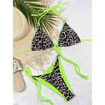 Sexy 7 Colors Halter Brazilian Bikini Female Swimsuit Women Swimwear Two-Pieces Bikini Set Bather Bathing Suit Swim Lady V3860