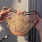 White Tea's Bell Sexy Lace Underwear Women's Pure Desire Breathable Me Hollow e Pants Low Waist Cotton