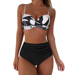 Womens Long Board Shorts Women High Waisted Bikini Sexy Push Up Two Piece Swimsuits Swimsuit Tops for Women with Underwire