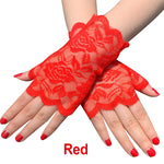 Summer Driving Sunscreen Lace Gloves Women Sailor Dance Gloves Long Fingerless Ladies Sexy Fishnet Gloves Mesh Mitten Handschoen