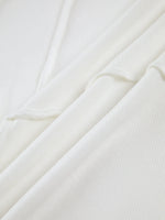 Women's Casual Rib-Knit Solid Color Long Sleeve T-Shirt Visible Stitching Slim Fit O-Neck Comfort Top Spring/Fall