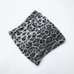 Sexy Chic Leopard Printed Corset Tops Women's Fashion Skinny Zip-up Sequins Crop Tops Strapless Night Club Outfit Streetwear