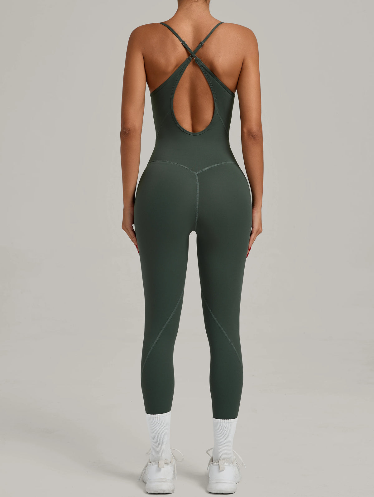 Padded One-Piece Yoga Clothes Sportswear Women's Gym Push Up Workout Clothes Fitness Sports Fitness Wear Yoga Jumpsuit
