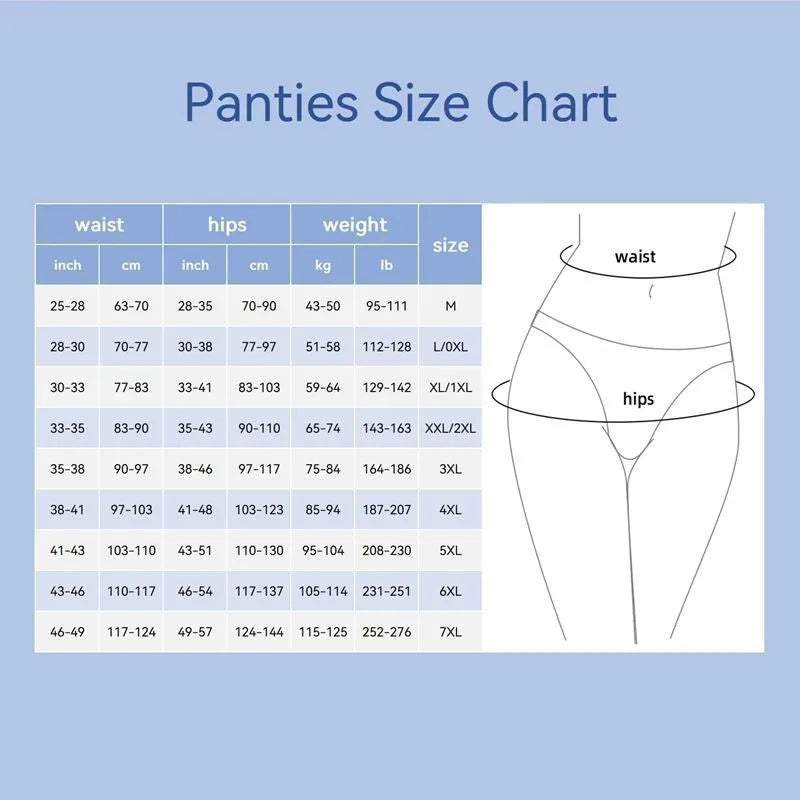 Beauwear L-5XL Plus Size Underwear Sexy G String Panties For Women cotton Thong Briefs Lingerie Female Underpants