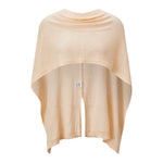 Womens See-through Knitted Cover-ups Poncho Solid Color Asymmetric Tops Cape for Daily Beach Shawl Summer Fall