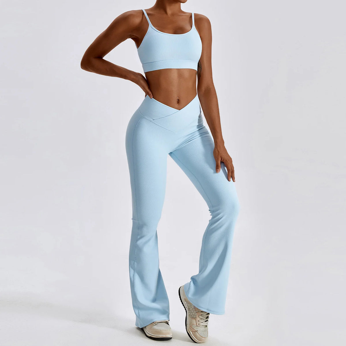 Yoga Set Seamless Women's Sportswear Workout Clothes Athletic Wear Gym Legging Fitness Bra Crop Top Sports Suits High Quality