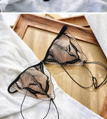 Summer French Front Closure Bralette Set Ultra Thin Breathable Sexy Lace Lingerie Comfy Everyday Wear for Women S-XL MOYISU Bras