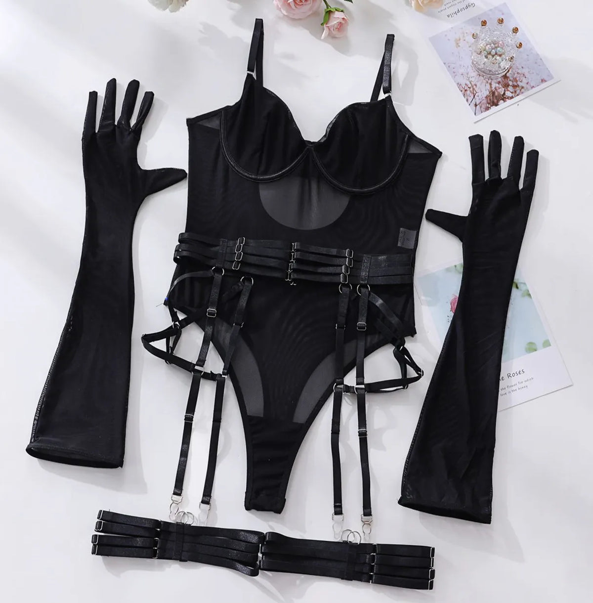 Sexy Lingerie Super Hot Women's Underwear Sets Sexy Ensemble Lingeries Femmes Female Bra Set Erotic Lingerie Woman Pyjama-sets