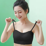 Push-Up Bras For Women Front Buckle Strapless Bra Seamless Invisible Bra Wireless Underwear Solid Color Sexy Lingerie S-XL