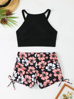 2026 High Waist Bikini Women High Neck Swimsuit Printed Swimwear Female Padded Beachwear Bathers Bathing Swimming Swim Suit