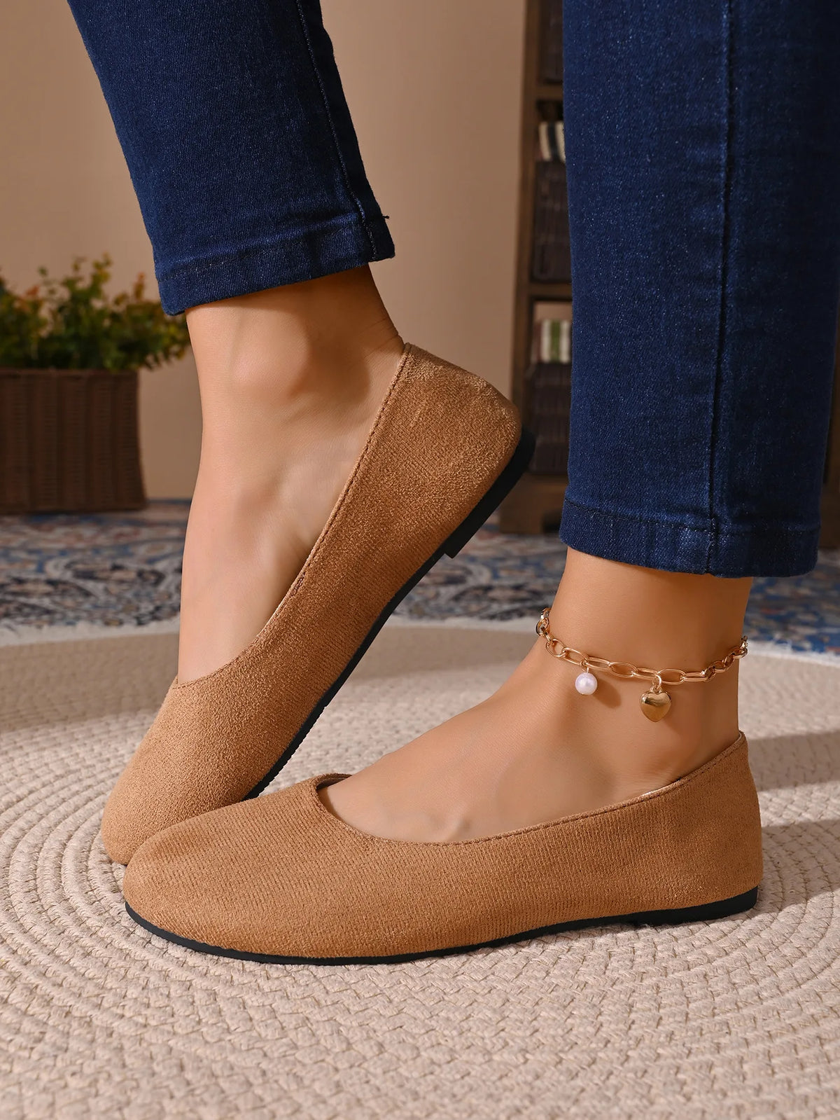 Women Flats Shoes Comfortable Knit Ballet Flat Shoes Women Casual Slip on Loafers Office Boat Sneakers Women Zapatos De Mujer