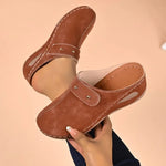 2026 Women Summer Lightweight Wedge Heel Mules Slippers Woman Plus Size Thick Sole Outdoor Sandals