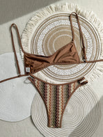 2026 Printed Crochet Bikini Women Swimsuit Female Swimwear Two-pieces Bikini Set High Leg Cut Bather Bathing Suit Swim Beachwear