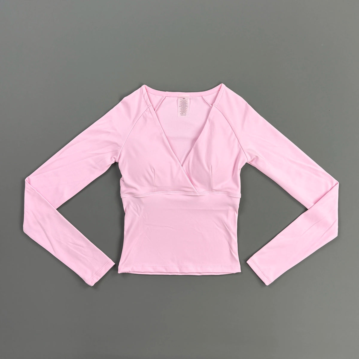 HISTELLO Origin Long Sleeve V-Neck Top Seamless Women Gym Activewear Naked Feeling Sports Shirts Pilates Yoga Workout Tops