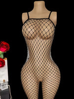 Crotchless Bodysuits Transparent Bodystocking Women Bold Body Suit Open Crotch Pantyhose Erotic Sex Outfit Sexy Fishnet Lingerie